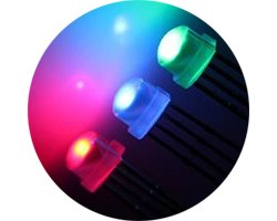 画像1: ★φ8★RGBフルカラーLED（10個入）