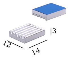 画像1: ★W＝12★薄型ヒートシンク